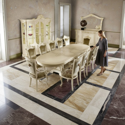 Tisch Luxus Esstisch Italienische Design Möbel Einrichtung Tische Massivholz