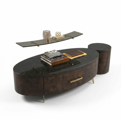 Modern Wohn Wand Wohnzimmer Wandregal Sideboard RTV Regal Wände Schrank 2tlg.