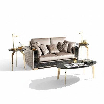 Zweisitzer Sofa 2 Sitzer Big XL Couch Sofas Couchen Wohnzimmer Design Neu