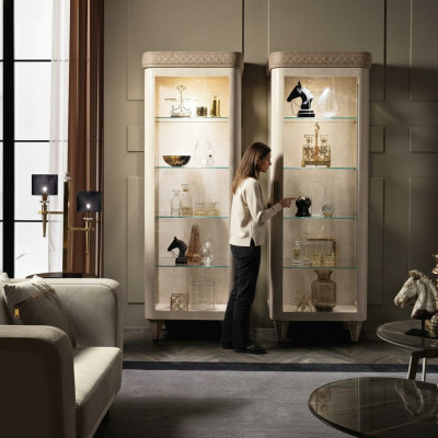 Schränke Regal Aktenschrank Glasschrank Modern Schrank Luxus Vitrine Holz Möbel