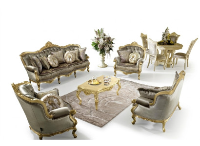 Garnitur 3211 Sitzer Couchtisch Beistelltisch Wohnlandschaft Sofa Couch 5tlg.