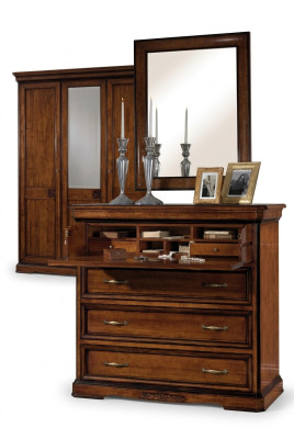 Kommode Spiegel Modern Kommoden Holz Design 2tlg. Schlafzimmer Garnitur Neu Set