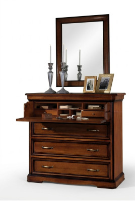 Anrichte holz Schubladenschrank Kommode mit 3 Schubladen Sideboard Schränke