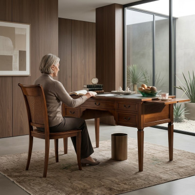 Büro Tisch Schreibtisch Sekretär Schreibtische Italienische Möbel Holz Tische