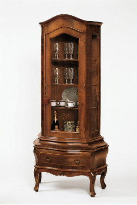 Anrichte Massivholz Sideboard Wohnzimmer Anrichte Vaccari cav giovanni Glastüren