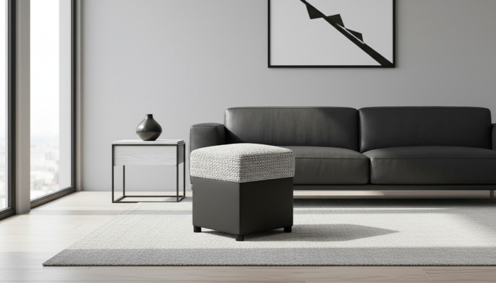 Hocker Sofa Pouf Polster Beistellhocker Ottomane Möbelhocker Ottoman Fußhocker