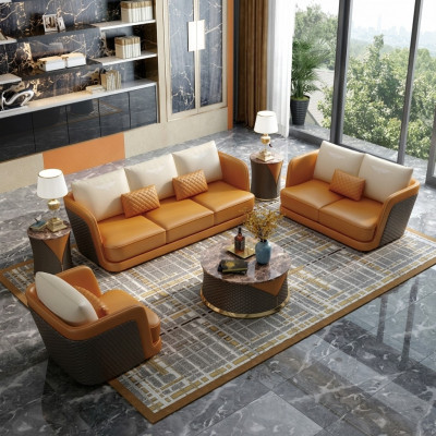 Komplett Sofagarnitur 3+2+1 Sitz Polster Couch Gruppe Garnitur Komplett