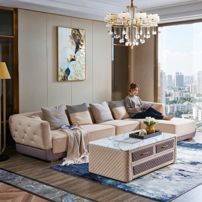 Ecksofa Sofa Couch Polster Eck Sitz Wohnlandschaft Garnitur 2tlg.