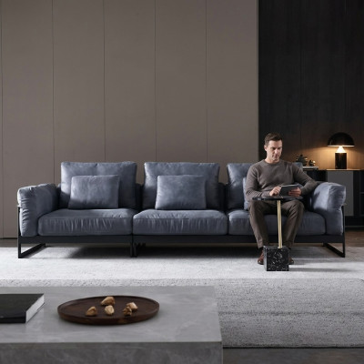Design Sofa 3 Sitzer Wohnzimmer Couch Couchen Polster Sofas XXL