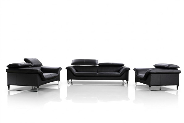 Relax Sofagarnitur 3+2+1 Sitzer Set Design Sofas Polster Leder Couchen