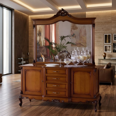 Kommode Sideboard Kommoden Sideboard Wohnzimmer Barock Anrichte xxl design Massivholz
