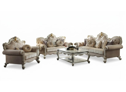 Sofagarnitur 3+2+1 Sitzer Wohnlandschaft Couch Polster Garnitur Sofas