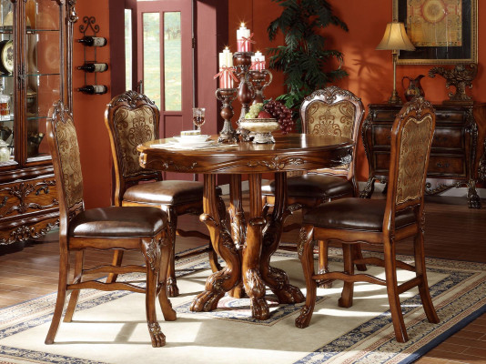 Set 4x Stuhl Echtes Holz Polster Sitz Esszimmer Garnitur Esszimmer Stühle