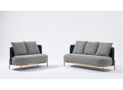 Sofagarnitur 321 Sitzer Set Design Sofa Polster Couchen Couch Modern Luxus Neu