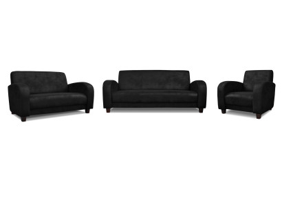 Sofagarnitur Moderne 321 Sitzer Ledersofa Couch Wohnlandschaft Garnitur