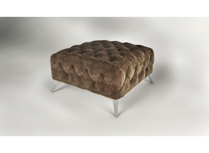 Fußhocker Ottomane Puff Chesterfield Hocker Polster Ottoman Design Samt