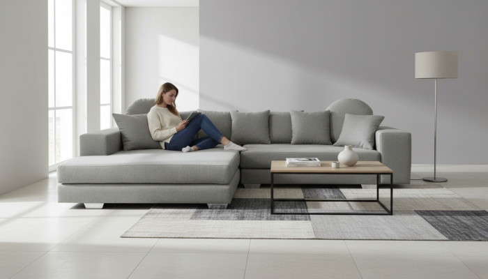 Big Ecksofa Eckcouch Eckgarnitur Polster Sofa Couchen Sofas Wohnlandschaft Neu