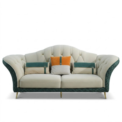 Dreisitzer Design Sofa 3 Sitzer Couch Polster Garnitur Sofas Couchen