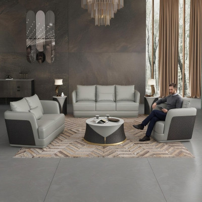 Design Sofagarnitur Sitz Polster Couch 321 Garnituren Ledersofa Polster Couchen