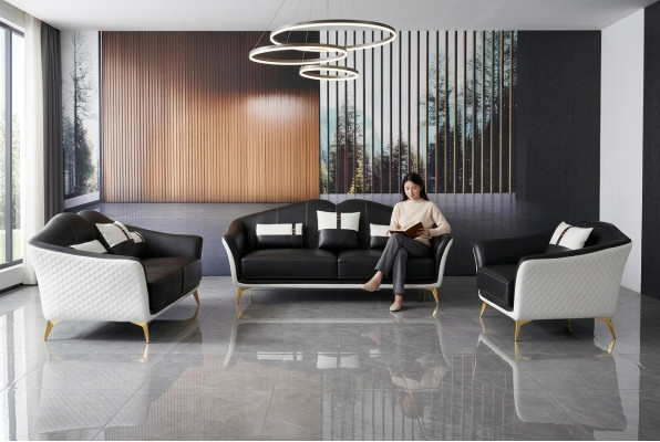 Design Dreisitzer Möbel 3 Sitzer Sofa Couch Polster Club Couchen Sofas Lounge