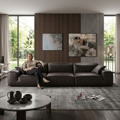 Sofagarnitur 3+2+1 Sitzer Wohnlandschaft Sofa Couch Sofas Polster Garnitur Leder