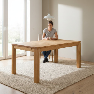 Esstisch Holz Tische Wohn Ess Zimmer Massivholz Esstische Echtholz 120x80