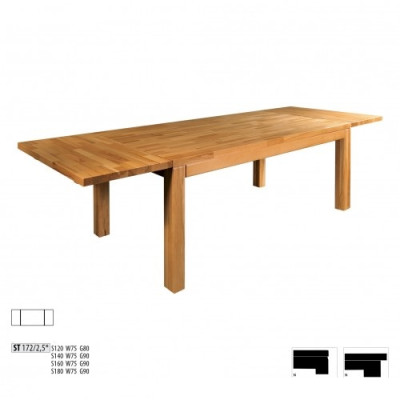 Esstisch Massive Möbel Esszimmer Tisch 160x90cm Echtes Holz Vollholz Neu Tische