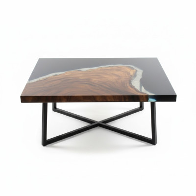 Couchtisch River Table Epoxidharz Massiv Tische 70x40 Flusstisch