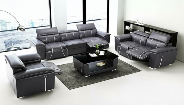 Sofagarnitur 321 Sitzer Set Design Sofa Couchen Polster Couch Modern Tisch Neu