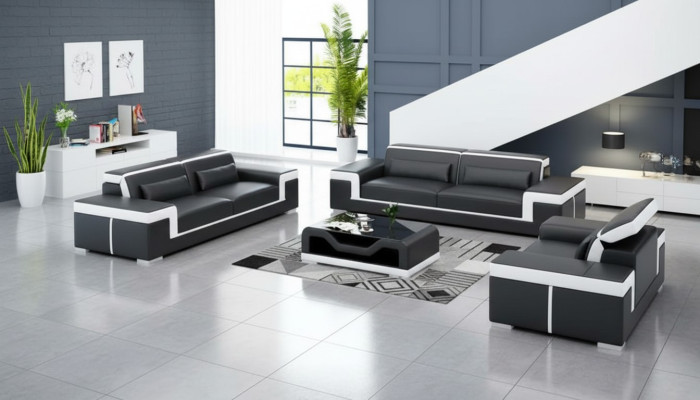 Design Sofagarnitur 321 Sitzer Set Design Sofa Polster Couchen Couch Luxus Neu