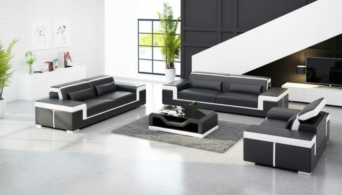 Wohnlandschaft Sofa Sofagarnitur 321 Sitzer Ecksofa Polster Designer Garnitur
