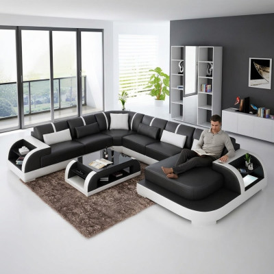 Eckgarnitur Ecksofa Polster Eckcouch Moderne Wohnzimmer Sofa Couch