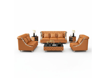 Chesterfield Sofagarnitur Polster Couch Ledersofa 321 Sitzer Wohnlandschaft Neu