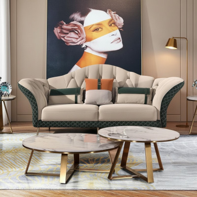 Sofagarnitur Designer Sofa Ledersofa 321 Sitzer Modernes Sofa