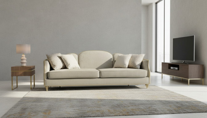 Design Möbel Sofa Coch 3 Sitzer Polster Sofas Wohnzimmer Couchen