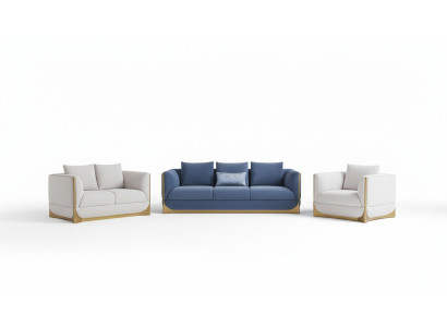 Design Sofa Couchen Couch Modern Luxus Sofagarnitur 321 Sitzer Set Neu Polster