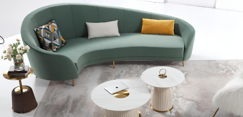Rund Sofa Modernes Sofa Wohnlandschaft Zimmer Möbel Designersofa Rundes Ecksofa