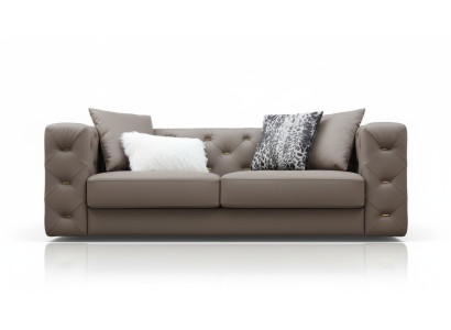 Dreisitzer Couch Polster Design Sofa Moderne Sitz Sofas Chesterfield Luxus Möbel