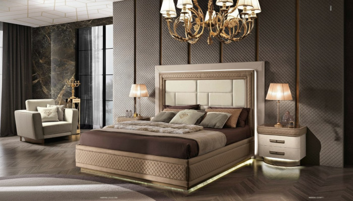 Bett Bettrahmen Holz Doppel Schlafzimmer Modern Doppelbett Möbel Luxus Betten