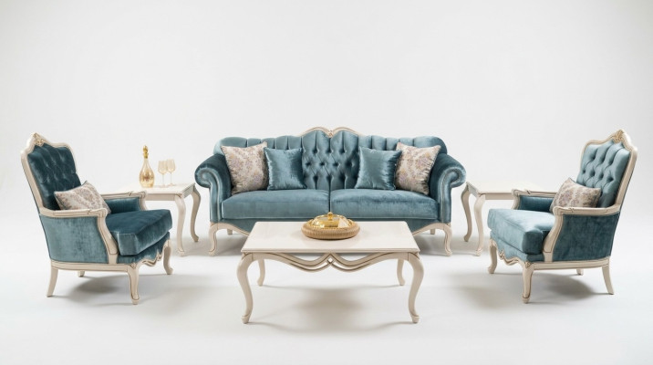 Sofa Design Dreisitzer Couch Polster 3er Sofas Zimmer Möbel Luxus Stoff