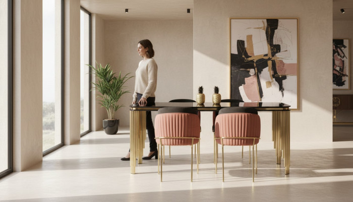 Luxus Esszimmer Set Tisch Garnitur Klassische Stuhlgruppe 4x Stühle Sets 5tlg