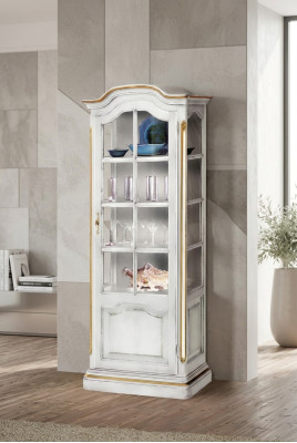 Anrichte Massivholz Sideboard Weiß Wohnzimmer Anrichte Esszimmer Vitrinen Möbel