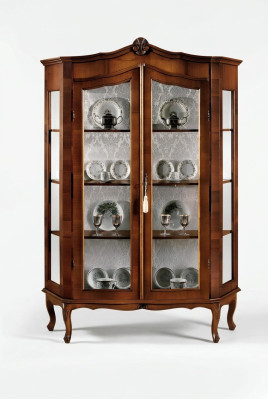 Wohnzimmer Anrichte Glas Schrank Vitrine Esszimmer Anrichte Holz Schränke Möbel