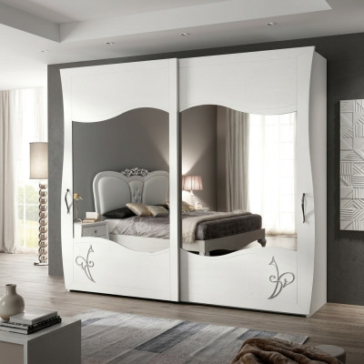 Kleiderschrank Mehrzweck Regale Schrank Regal Aufbewahrungs Garderobe Spiegel