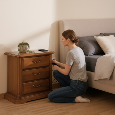 Nachttisch Schrank Schränke Beistelltisch Schlafzimmer Möbel Italien Nachttische