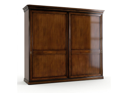 Echtholz Kleiderschrank Holzschrank Schrank Massive Schlafzimmer Möbel Italien