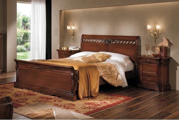 Nachttisch Massiv Holz Schrank Möbel Bett Doppel Möbel Schlafzimmer Italien 3tlg