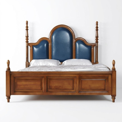 Doppelbett Holz Polster Luxus Schlafzimmer Betten Doppel Bettrahmen