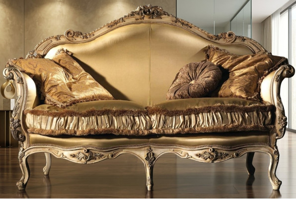 Sofa Zweisitzer 2-Sitzer klassische Sofas Luxusmöbel Sofas Polstersofa Couch Neu