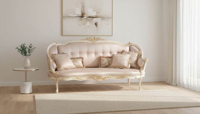 Luxus 2 Sitzer Couch Polster Sofa Textil Stoff Couchen Garnitur Zweisitzer Neu